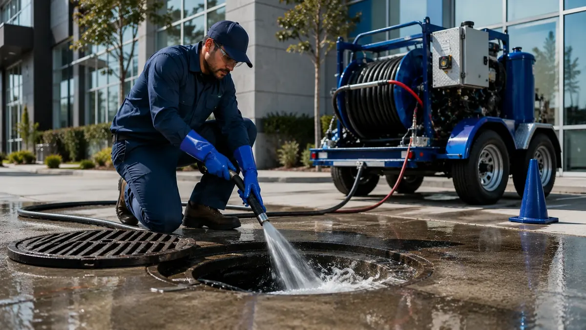 Commercial Hydro Jet Drain Cleaning in Pleasanton