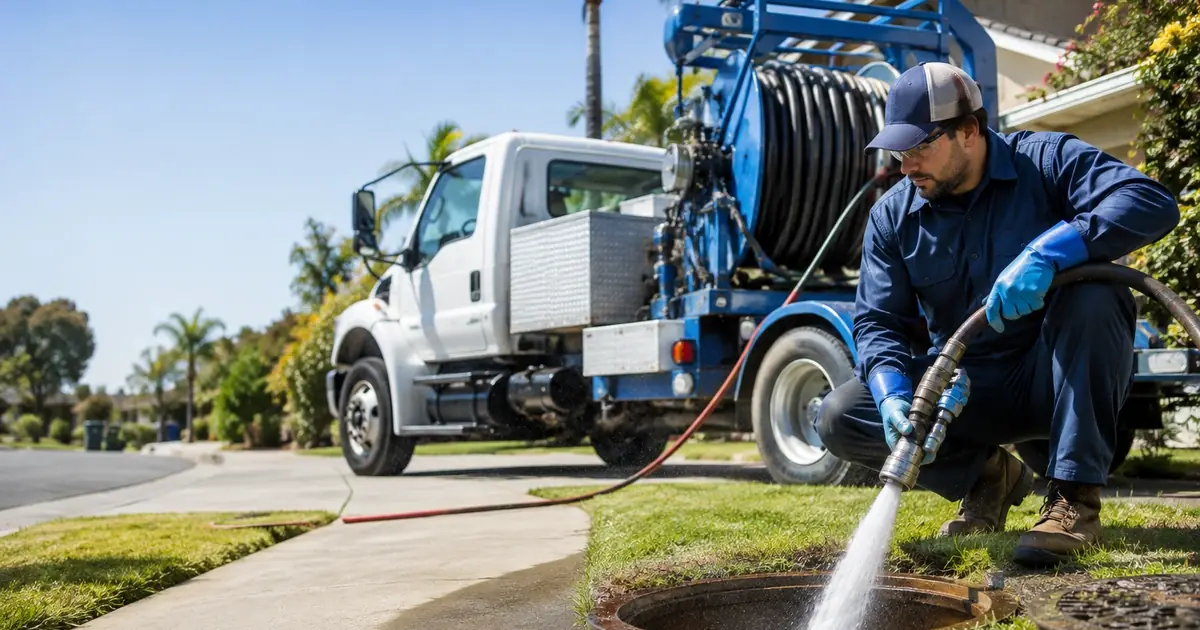 Hydro jet sewer cleaning Pleasanton