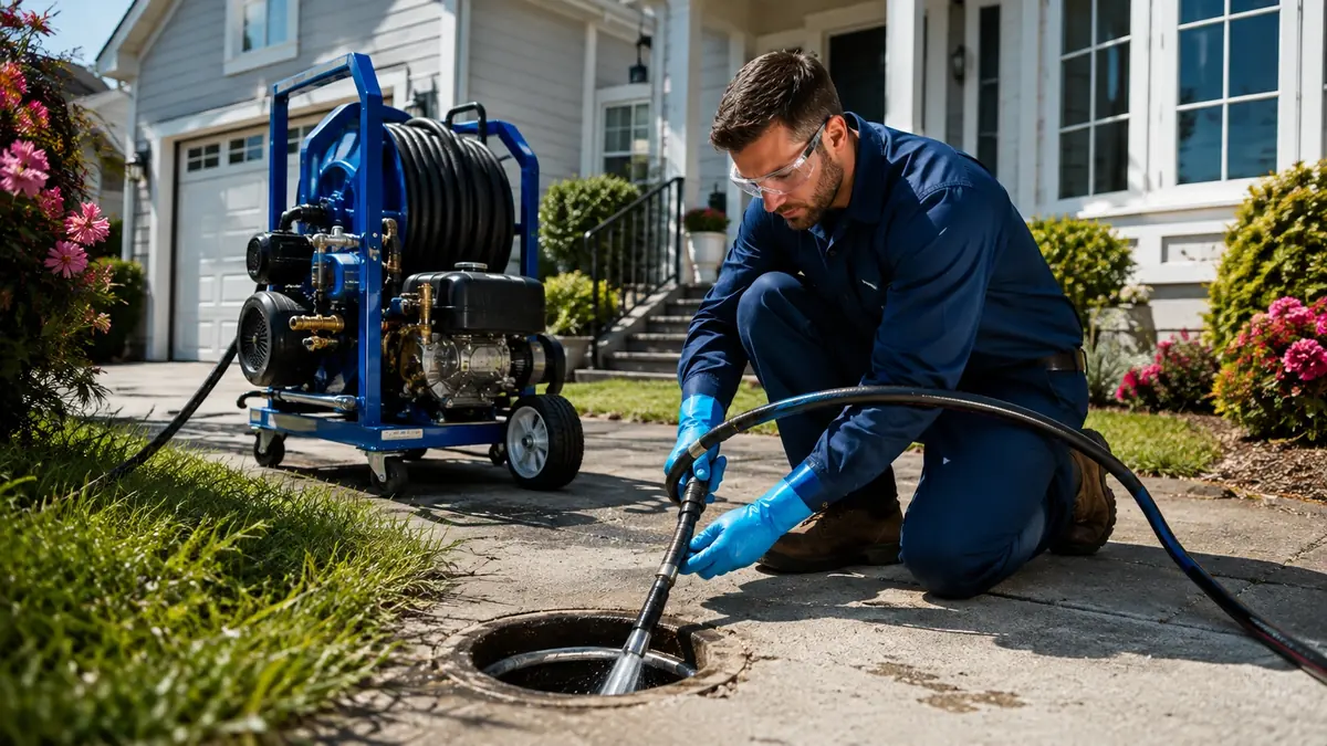 Residential Hydro Jet Drain Cleaning in Pleasanton
