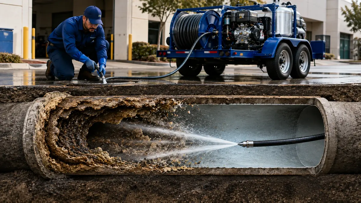 Sewer Pipe Descaling in Pleasanton